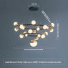 Creative molecular chandelier