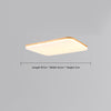 Ultra-thin solid wood LED ceiling light