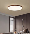 Ultra-thin solid wood LED ceiling light