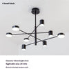 Creative Shape Chandelier, 2 Colour, 4/6/8 Heads