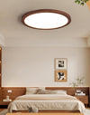 Japanese style solid wood LED ceiling lamp