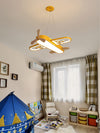 Log Macaron Color Airplane Children's Room Chandelier