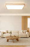 Solid wood LED ceiling light