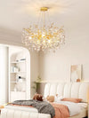 French creative branch crystal living room and dining room chandelier