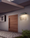 Nordic creative long strip LED outdoor wall light