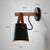 Nordic personalized leather belt bedroom wall lamp