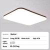 Ultra-thin solid wood LED ceiling light