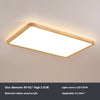 LED solid wood bedroom ceiling lamp