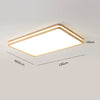 Solid wood LED ceiling light