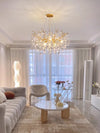 French creative branch crystal living room and dining room chandelier