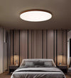 Ultra-thin solid wood LED ceiling light