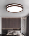 Solid wood LED ceiling light