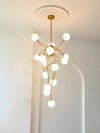 Modern personality magic beans stair chandelier