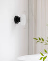 Italian style minimalist glass entrance corridor background wall lamp