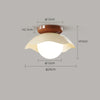 Cream style creative flower aisle ceiling lamp