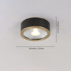 All copper aisle balcony led ceiling light