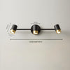 Rotatable LED bathroom wall light