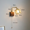 Vintage pull cord glass wall lamp