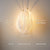 Nordic Feather Bedroom Bedside Wall Lamp