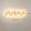 Creative ceramic lotus leaf wall lamp
