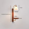 Vintage wabi-sabi cream style bedroom living room storage atmosphere wall lamp