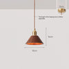 Solid wood all-copper small chandelier