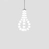 Copper Acrylic Pearl Necklace Pendant Light