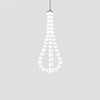 Copper Acrylic Pearl Necklace Pendant Light