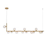 Nordic restaurant bar glass pendant light