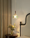 American retro stained glass small chandelier