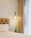 American retro stained glass small chandelier