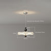 Cream style walnut grain dining room pendant light