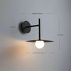 Creative flying saucer wall lamp