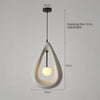 Wabi-sabi style water drop dining pendant lamp