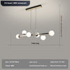 Light luxury spherical magic bean chandelier