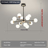 Light luxury spherical magic bean chandelier