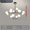 Light luxury spherical magic bean chandelier