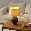 Bedroom Linen Shade Ceramic Table Lamp