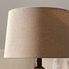 Bedroom Linen Shade Ceramic Table Lamp