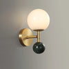 Bedroom bedside marble wall lamp