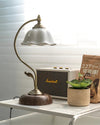 Bedroom ceramic petal table lamp