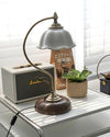 Bedroom ceramic petal table lamp