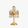 Bedroom crown crystal table lamp