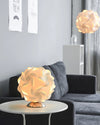 Bedroom spherical petal table lamp