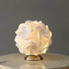 Bedroom spherical petal table lamp