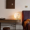 Bedroom spherical petal table lamp