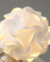 Bedroom spherical petal table lamp