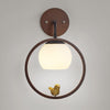 Bird Wall Light,Wolid Wood Lamp