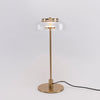 Blossi Table Lamp Modernism Golden Glass Shaded Table Lamp for Bedroom