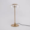 Blossi Table Lamp Modernism Golden Glass Shaded Table Lamp for Bedroom